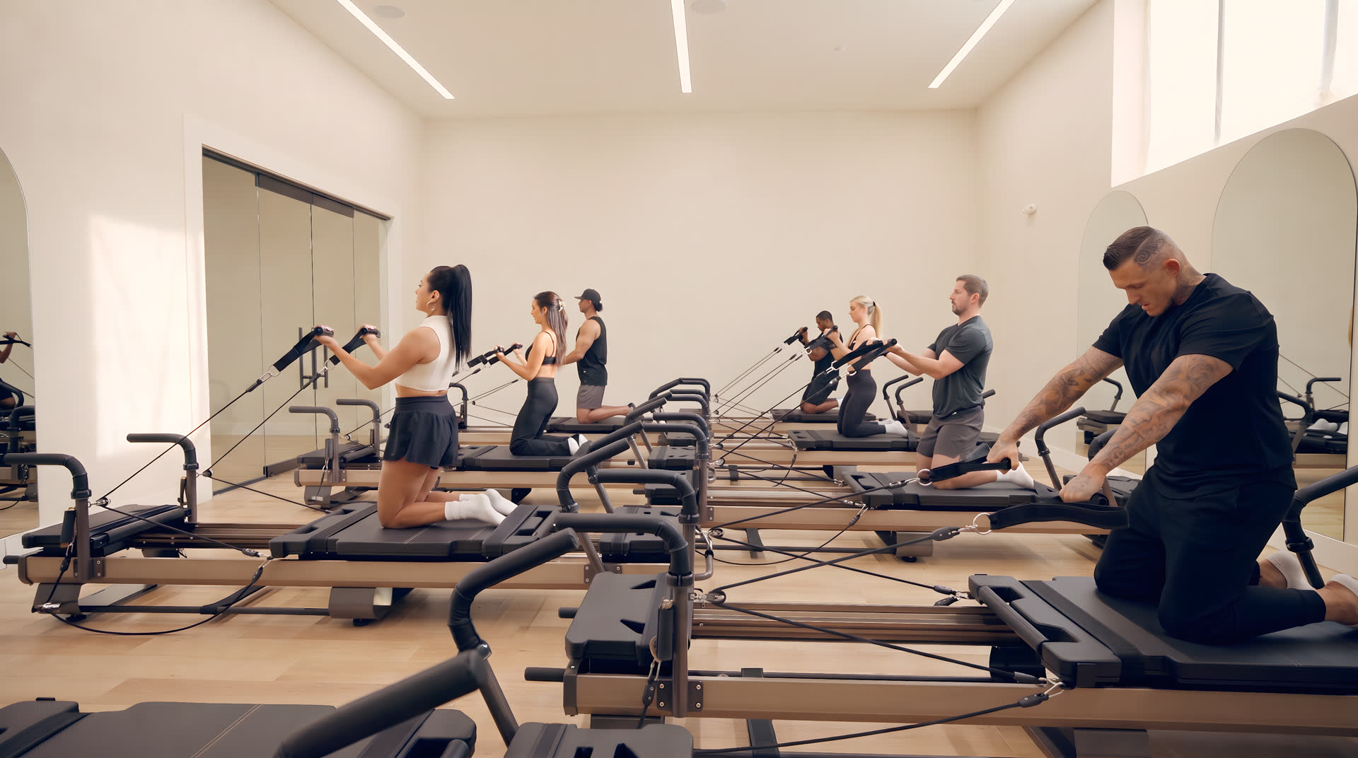 The reformer Pilates studio at ALYZE